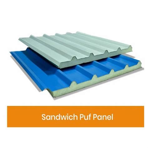 Galvanised Sandwich Puf Panels For Roofing At Square Meter In