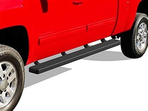 Aps Iboard Stainless Steel Black 5in Side Steps Compatible With Chevy