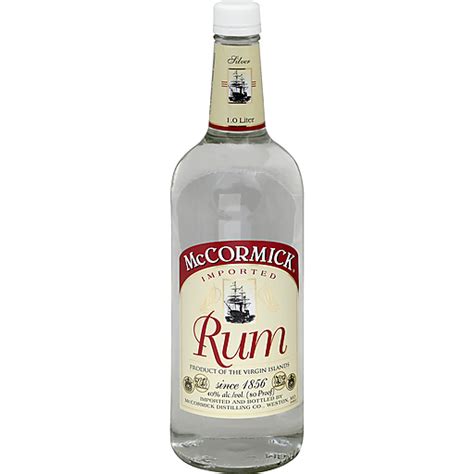 McCormick Rum Silver Imported 1 L Buehler S