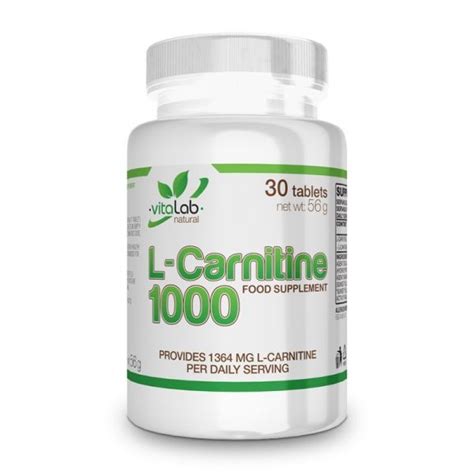 Vitalabs L Carnitine 1000 30 Cápsulas KuantoKusta