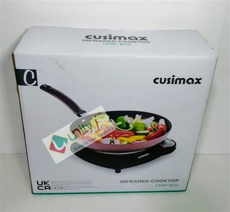 Cusimax CMIP B Portable Hot Plate Hot Plates For Cooking Single Ceramic Hob Black