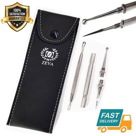 Blackhead Whitehead Pimple Popper Remover Tool Acne Comedone Extractor