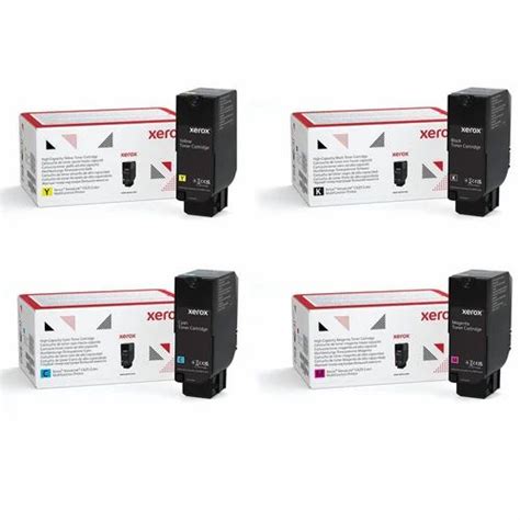 Genuine Xerox Versalink C High Capacity Cmyk Toner Cartridge Set At