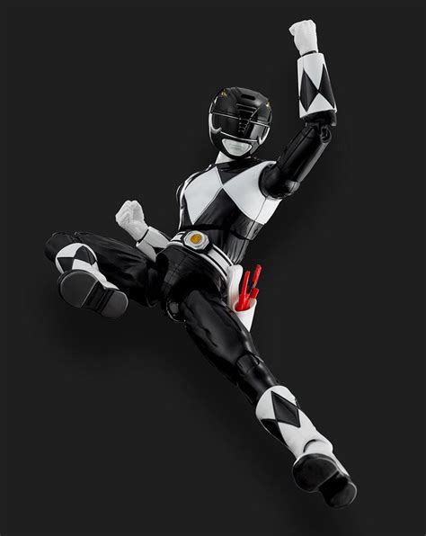 Flame Toys Power Rangers Figurine Furai Model Plastic Model Kit Black