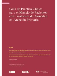 Guía de Práctica Clínica para el Manejo de Pacientes gu 237 a de pr