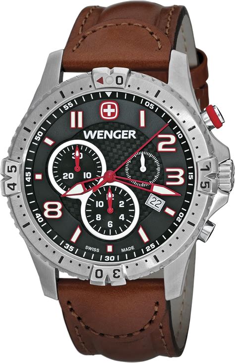 Wenger Squadron Chrono Reloj Para Hombre Anal Gico De Cuarzo Suizo Con