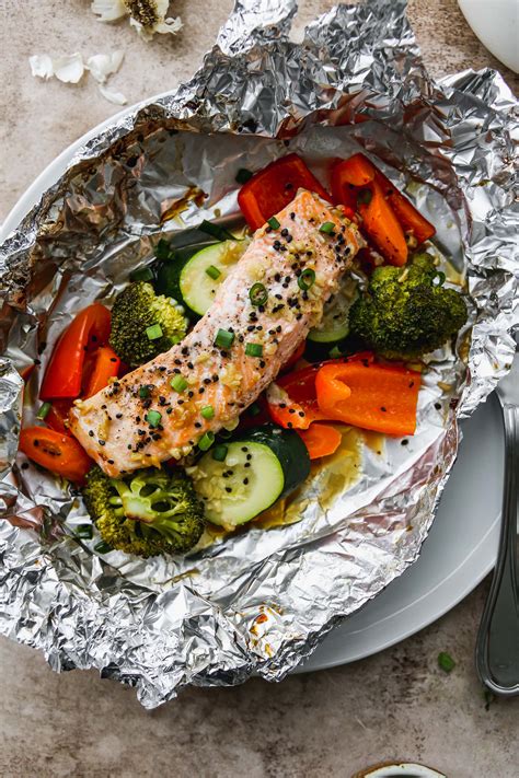 Salmon Parcels With Vegetables (30-Minutes) | Walder Wellness