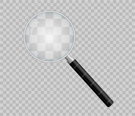 magnificacion de iconos de vidrio de ampliacion  fondo transparente