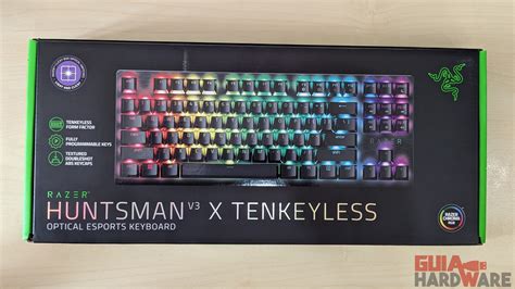 Razer Huntsman V3 X Tenkeyless Review en español Guía Hardware