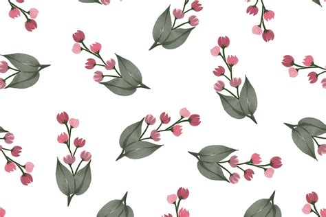 Red Floral Seamless Pattern for Fabric Graphic by setyawati_elis ...