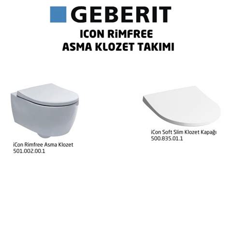 Geberit Con R Mfree Asma Klozet Ve Kapak Set Otc