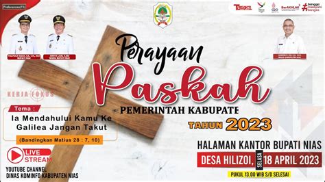 Live Streaming PERAYAAN PASKAH PEMERINTAH KABUPATEN NIAS TAHUN 2023