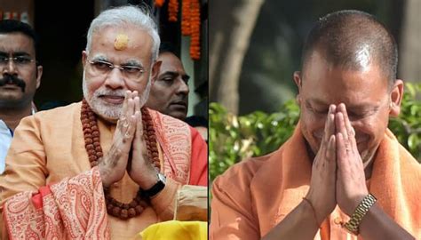 Shakti Devotees Narendra Modi Yogi Adityanath Begin 9 Day Chaitra