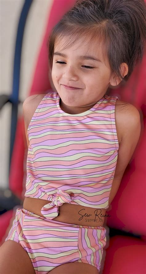 Mädchen Bikini Größen 12m bis 14 Jahre pastell Bikini 90er Etsy de