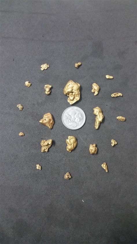 Beautiful Australian Gold, this was around 4 trips to the patch and ...