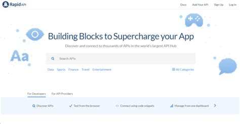 New Revamped Rapidapi Api Marketplace