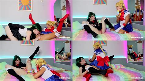 Evelyn Claire Lesbian Sailor Moon Cosplay Feat Adriana Chechik