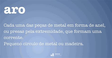 O Que Significa Aro