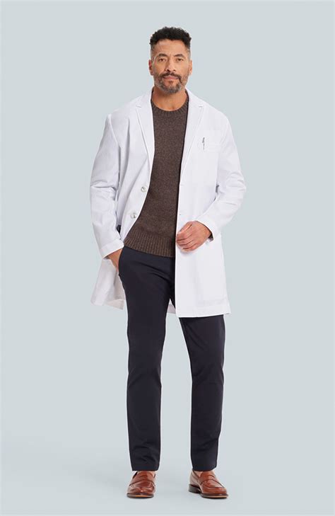 Mens H W Cushing Slim Fit Lab Coat Medelita