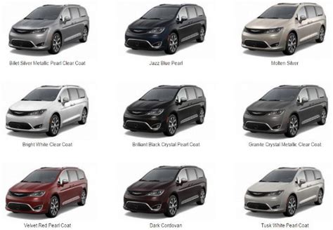 new Chrysler Pacifica colors | Chrysler pacifica, Chrysler, Dream cars