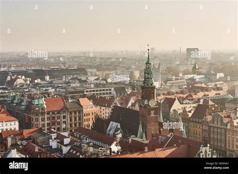 Old Town Wroclaw from above, Poland Stock Photo - Alamy