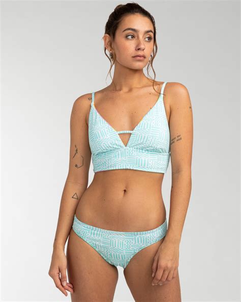 Dreamland Rev Tropic Bas de bikini réversible pour Femme Billabong