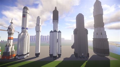 Objects Collection Space Rockets Minecraft Map