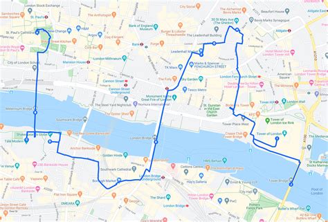 Printable Walking Map Of London