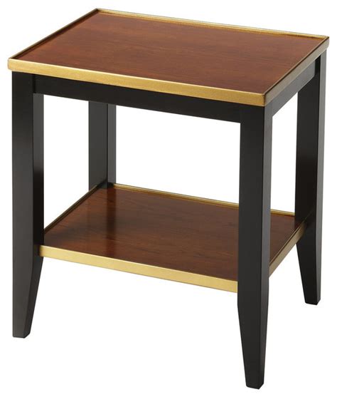 Butler Lambert Transitional Cherry Accent Table Transitional Side Tables And End Tables By