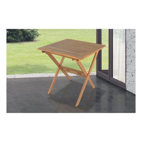 Стол садовый квадратный Tarrington House Karaganda бежевый 70 х 70 х 74 ...