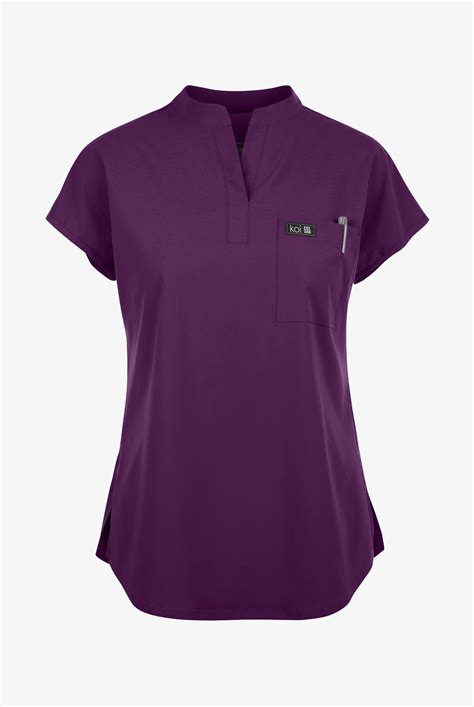 UA Exclusive koi Basics Ari Women's 1-Pocket STRETCH Mandarin Collar