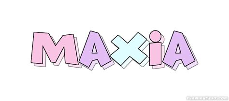 Maxia Logo | Free Name Design Tool from Flaming Text