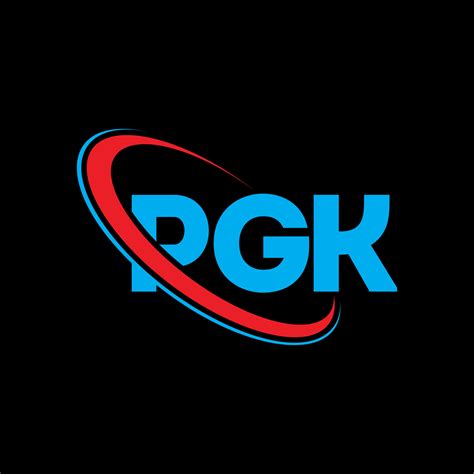 Logotipo De Pgk Letra Pgk Diseño Del Logotipo De La Letra Pgk