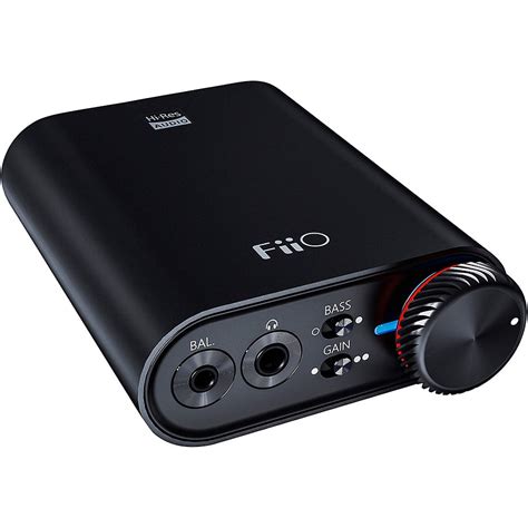 Fiio K Usb Dac And Headphone Amplifier Black Walmart