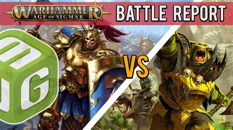 Stormcast Eternals Vs Ironjawz Age Of Sigmar 3rd Edition Battle Report