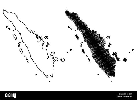 Mapa De Sumatra Ilustraci N Vectorial Dibujo A Mano Alzada De Sumatra