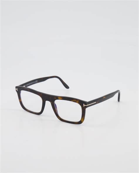 Tom Ford Ft5757 B 052 Dark Havana Blue Screen Lens La Boutique Eyewear