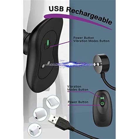 Masseur de prostate à distance avec plug anal vibrant Anesidora