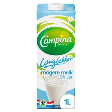 Campina Langlekker Magere Melk 1L Bestellen Zuivel Eieren Boter