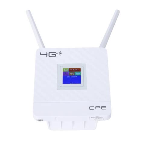 Qiilu Routeur Sans Fil Routeur CPU Portable 4G WIFI FDD TDD LTE WCDMA