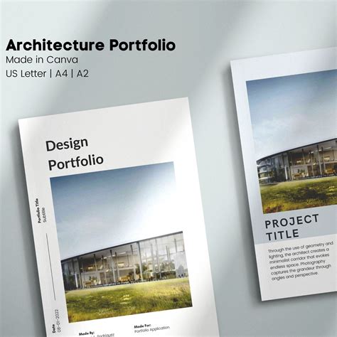 Architectural Portfolio Cover Page