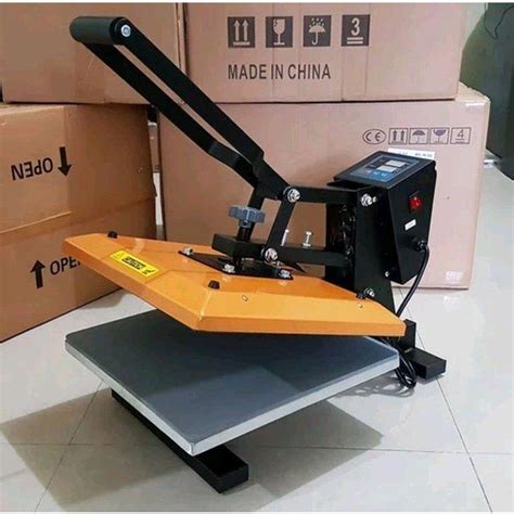 Jual NEW Mesin Hot Press Kaos X Cm Digital Alat Heatpress Pemanas Sablon Baju Polyflex