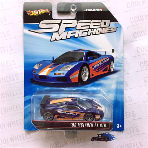 Hot Wheels Speed Machines Mclaren F Gtr Dark Blue Shopee Malaysia