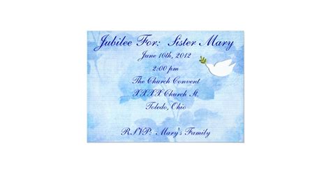 Nuns 25th Jubilee Celebration Invitations | Zazzle