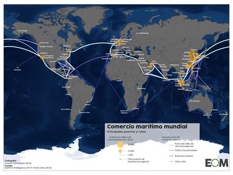 Las Principales Rutas Comerciales Mar Timas Del Mundo Mapas De El