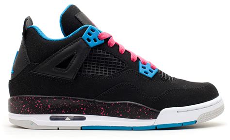 Air Jordan 4 Retro 'Black Vivid Pink' (GS) - 487724-019 - Novelship