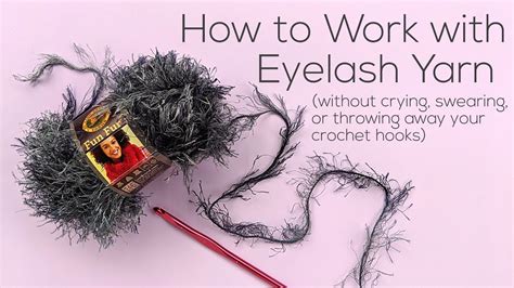 How To Crochet Eyelash Yarn Youtube