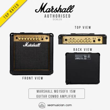 MARSHALL MG15GFX 15W GUITAR COMBO AMPLIFIER