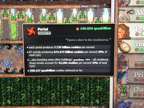 Why dose it say portals are boosting grandmas? No other building says