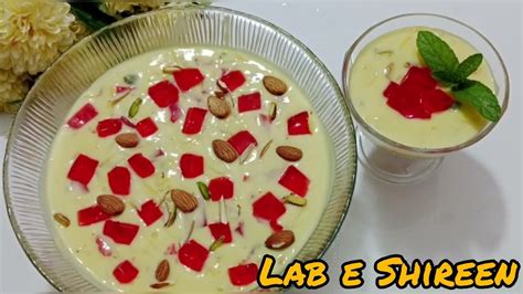 Eid Special Lab E Shireen Recipe By Food Fusion By Gullnoor Youtube